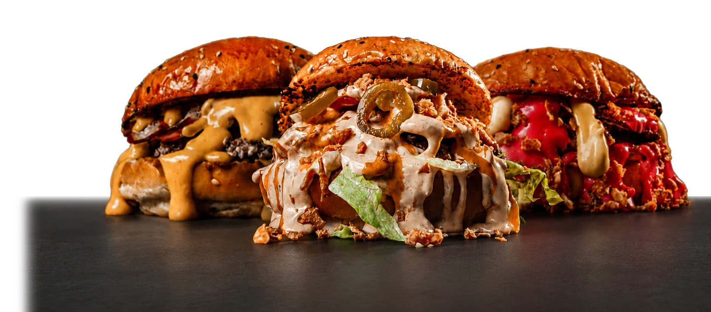 Trei burgeri Bovery
